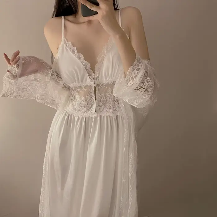nuisette féminine en polyester soyeuse, nuisettes féminines sexy et confortables pour la maison et les occasions spéciales