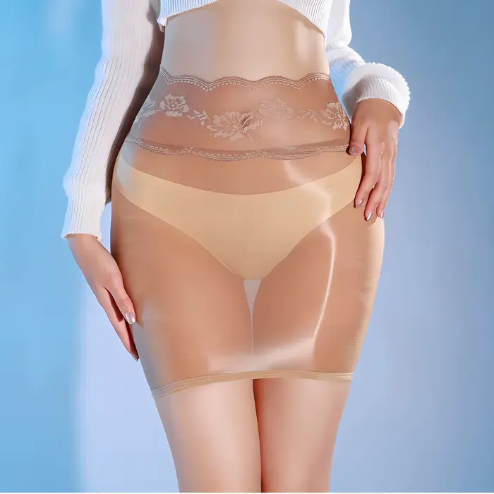 Jupe transparente érotique pour femme style lingerie coupe trapèze brillante séduisante et élégante pour soirées spéciales