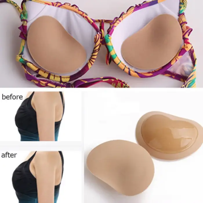 1 Pár Samolepiacich Push-Up Podprseniek s Hrubými Špongiami