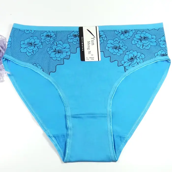 nohavičky Žena Plus Veľkosť Lady Mama Čistá farba Bavlnené nohavice Ženy Veľké yardy 2XL / 3XL / 4XL 6 ks / lot