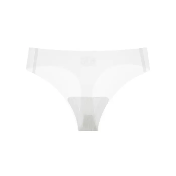 Culotte transparente d'été en soie glacée pour femmes, sans trace, Yoga, Fitness, slip sans couture,