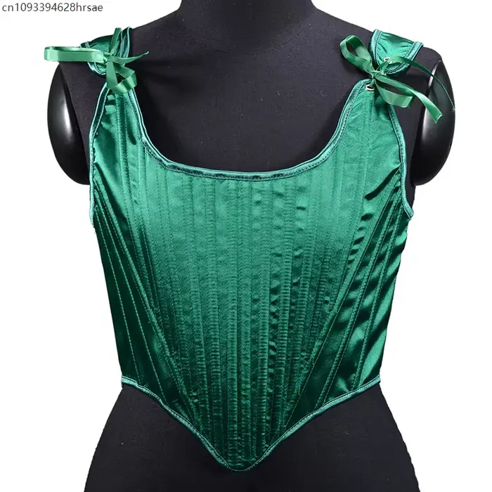 Nevyztužený korzet pre ženy v renesančnom štýle, bustier, vrchný korzet