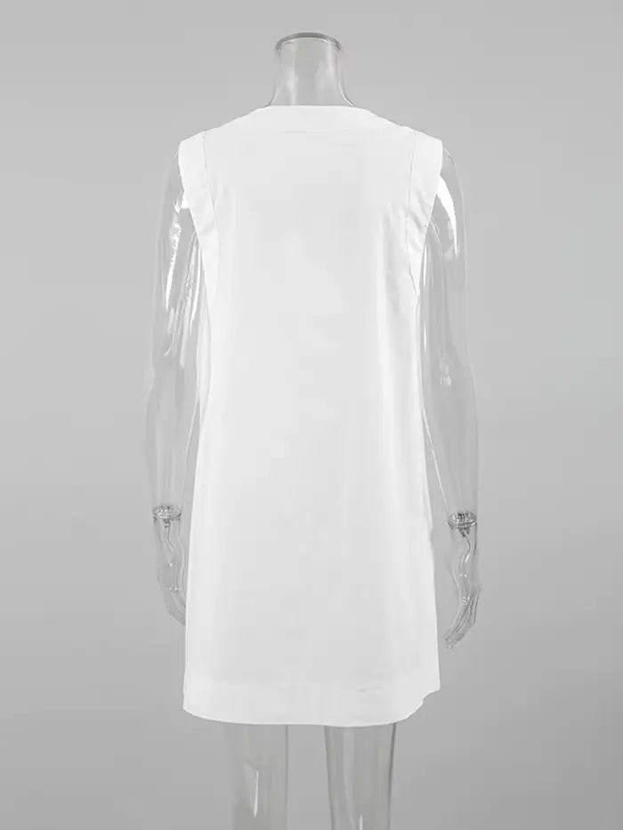 Sexy Dámske bavlnené V-Neck nočná košeľa pre ženy Backless Mini nočné košele Špeciálne príležitosti Romantické