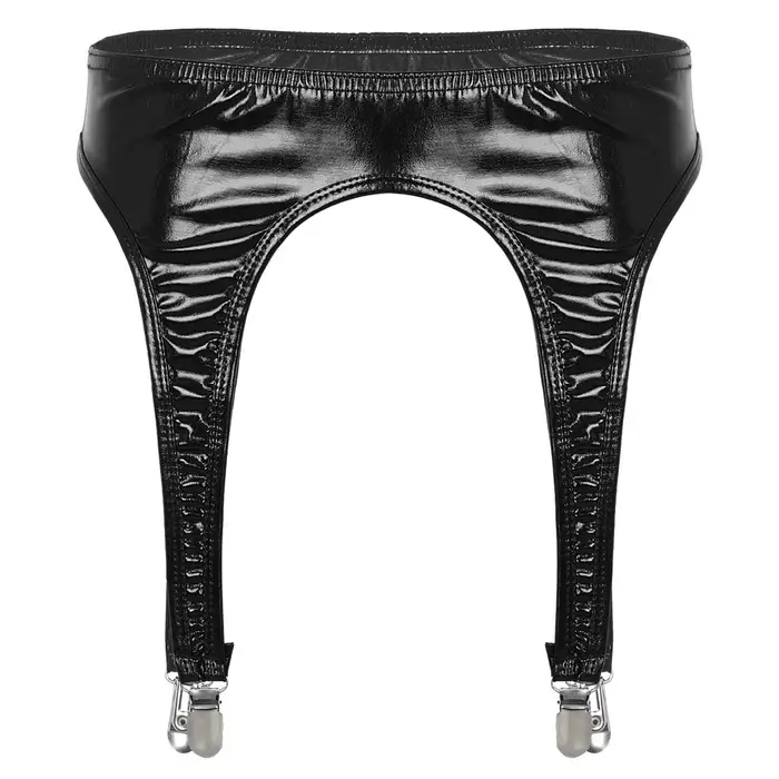 Jarretelles gothiques pour femmes, lingerie brillante, taille haute, jarretelles pour cuissardes, bas, festival rave, costume de pole dance, occasion spéciale, soirée gothique