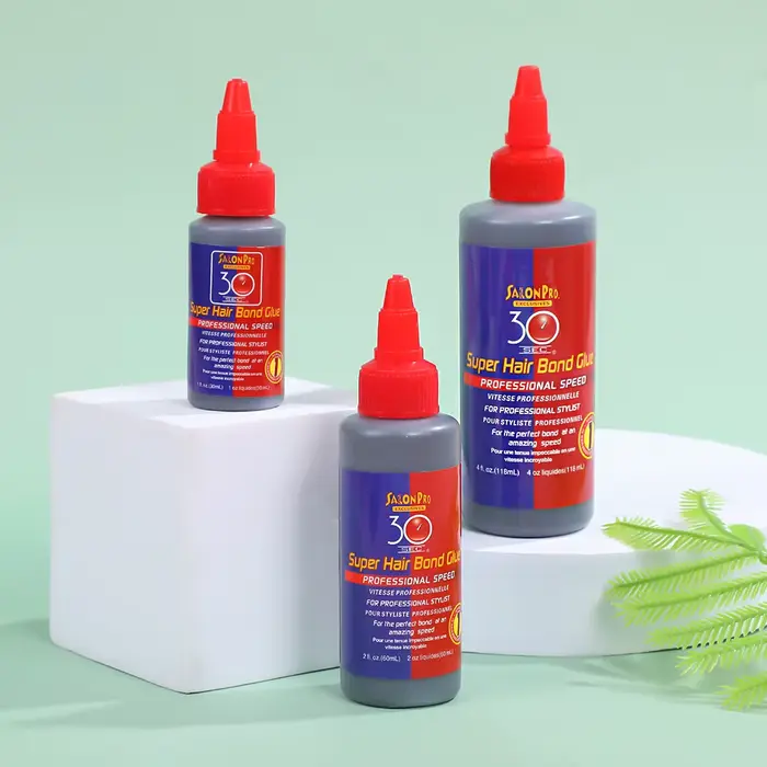 Lepidlo na parochňu v čipka 30ml hypoalergénne ekologické lepidlo na predlžovanie vlasov toupettes účes špeciálne príležitosti