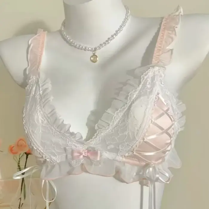 Spodná bielizeň z bavlny s čipkou pre ženy štýl Lolita špeciálne príležitosti