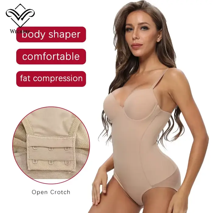 Shapewear Body Underwear Chudnutie Bodysuit ženy Sexy telo Shaper spodná bielizeň čierna kosačka modelovanie popruh
