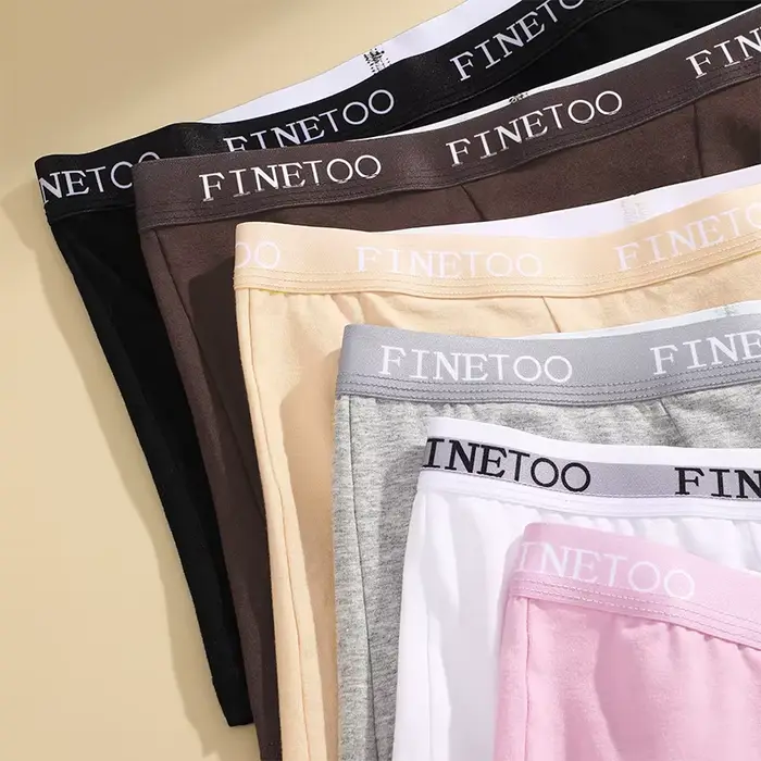 Finetoo bavlnené nohavičky 95% elastan 5% antibakteriálne nízky pás Žena Špeciálne príležitosti Comfort Elegance