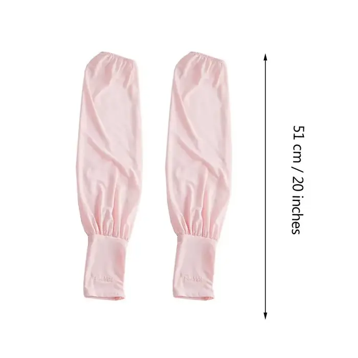 Manchons de Protection solaire amples pour femmes, manches longues en soie glacée, Protection UV, ga
