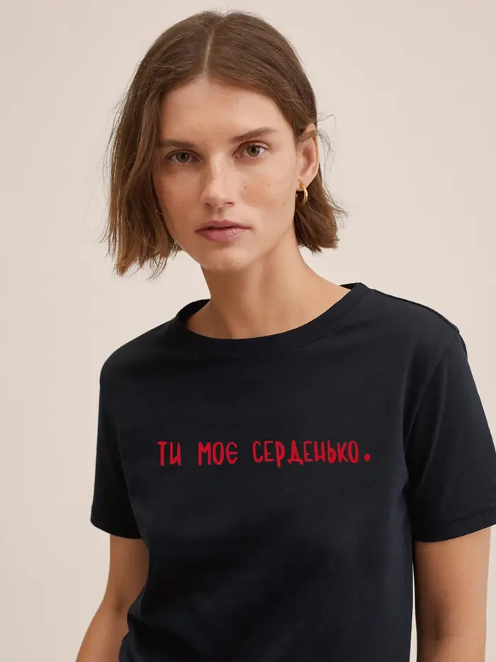 Dlife Fold-T-shirt cool à manches tombantes pour femmes, t-shirt en coton imprimé simple et décontra