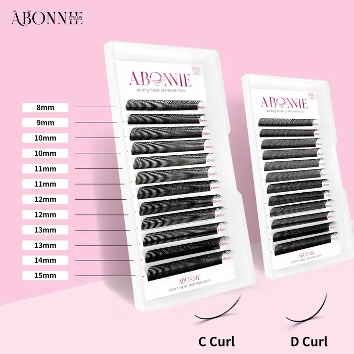 Abonnie Angel Lashes – Individuálne predpripravené riasy v tvare kvetu 5D