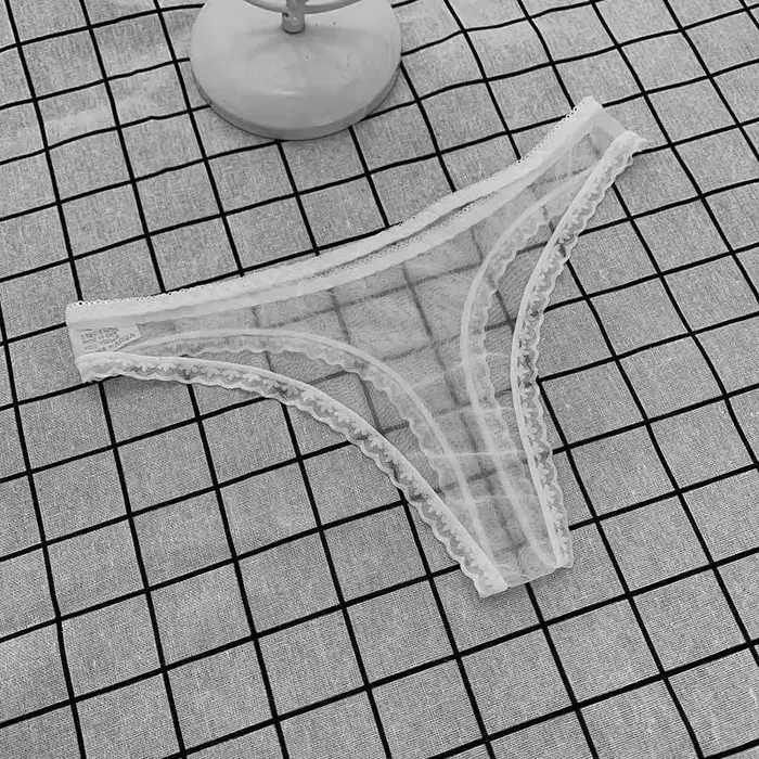 Sexy priehľadné tangá pre ženy z čipky