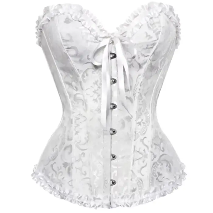 Bustier a korzet sexy kvetinová čipka polyester spandex pre ženy štýl vintage gotický surbust pletené Jacquard špeciálne príležitosti denne