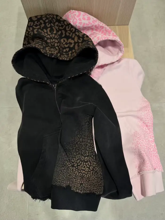 Dvojdielny set Y2K s leopardím vzorom z pletiva pre ženy – Neformálne športové oblečenie