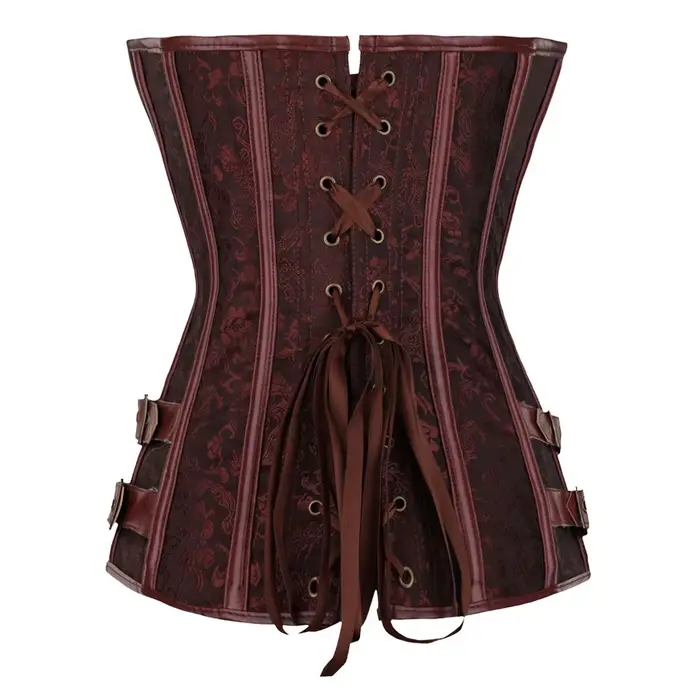 Bustier steampunk pour femmes élégant avec détails en rivets et structure en plastique pour tous les jours et occasions spéciales