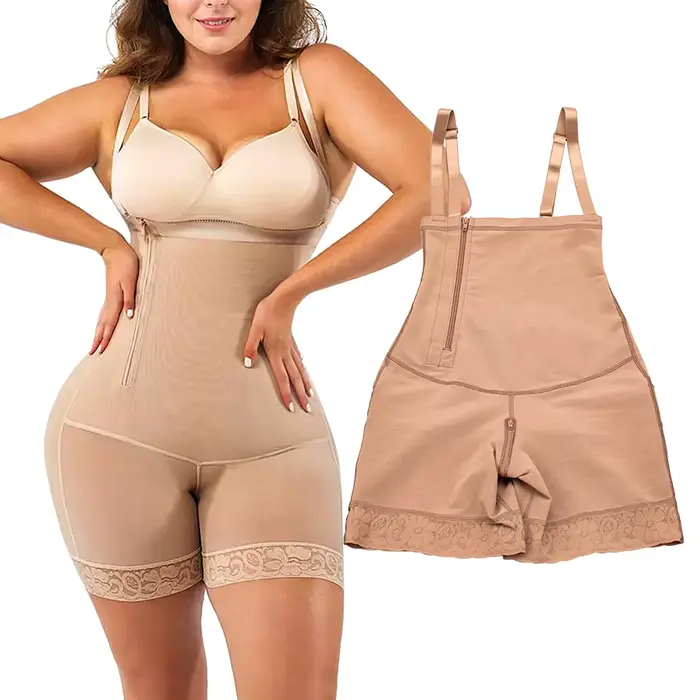 Culotte de contrôle OGLE RAYS en nylon et élasthanne avec dentelle pour femmes, silhouette élancée, maintien ferme, confort doux, usage quotidien et occasions spéciales