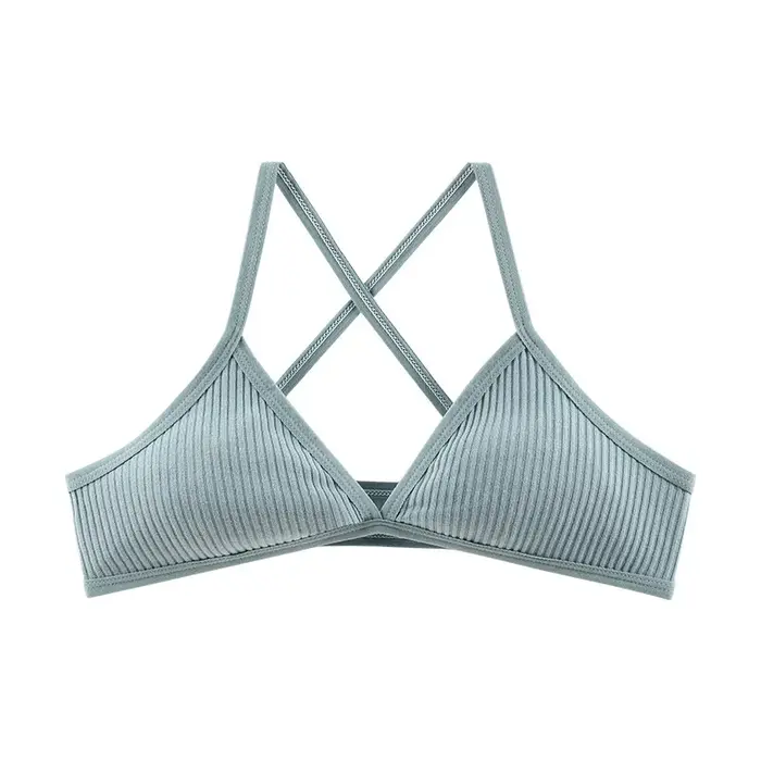 Soutien-gorge sportif en nylon pour femmes, élégant bralette avec triangle cup, idéal pour yoga et exercices physiques occasions spéciales