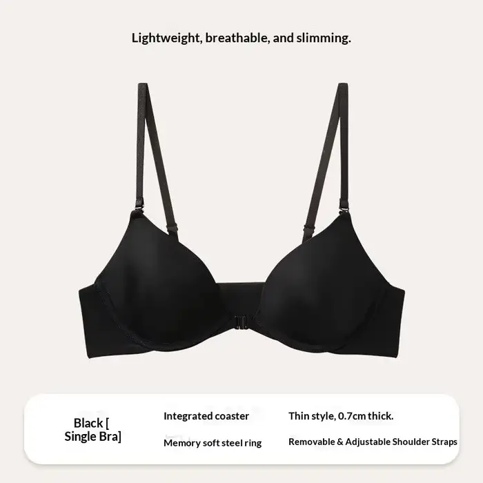 Soutien-gorge anti-affaissement à fermeture avant ; Rend les grandes poitrines plus petites ; Linger