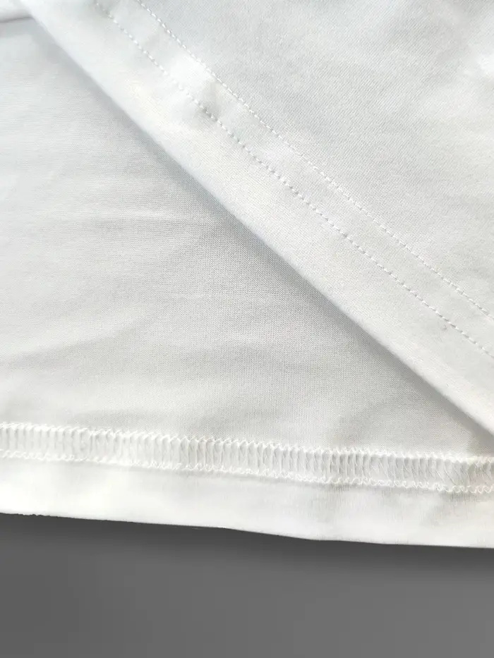 Je vous pouvez aider lettre motif col rond femmes T-shirt à manches courtes mode impression chemise 