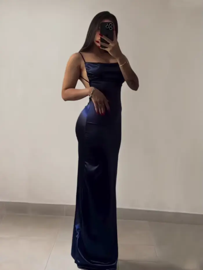 2024 Európa a USA výbušné nové šaty cezhraničné leto senior sense Y2K sexy lano Spice Girl