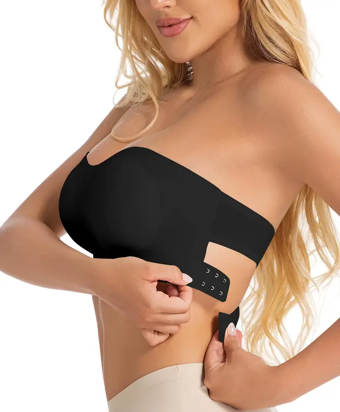 Nové dámske bez ramienok podprsenky s bočnou prackou kríž podprsenka bandeau push up módne trubice protišmyková podprsenka topy spodná bielizeň Dámske