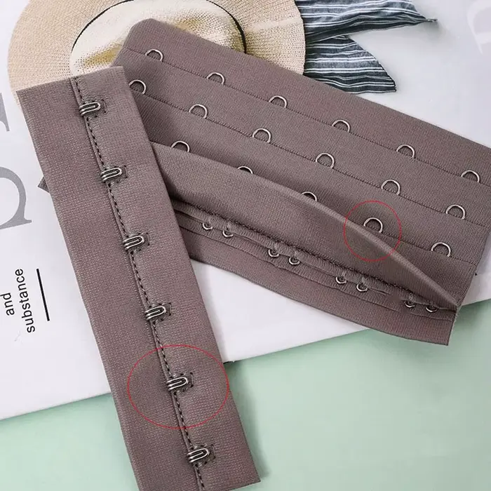 4-radové 6-háčikové predlžovanie podprsenky pre ženy