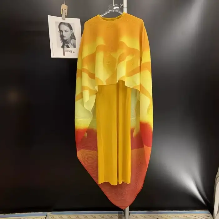 Ata Yake - Dlhá elegantná skladaná sukňa pre ženy
