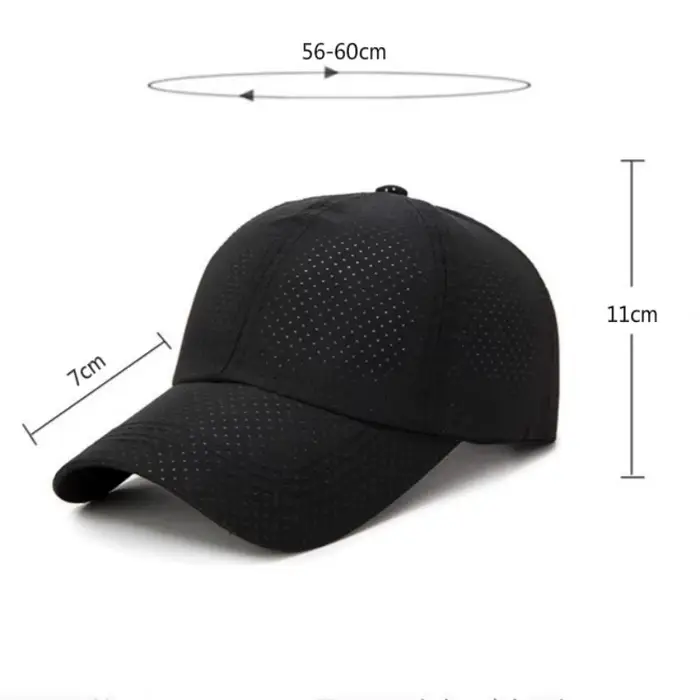Casquette de Baseball en maille à séchage rapide pour hommes et femmes, chapeau de soleil, respirant