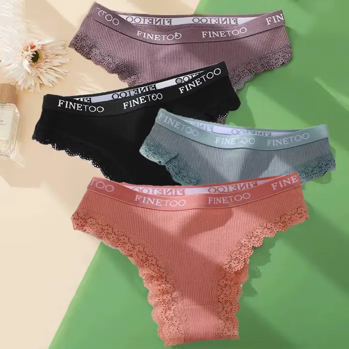 Sexy bavlnené čipky nohavičky ženy spodná bielizeň Brazílske ženy bezšvíkové dámske spodné prádlo intímne nohavičky M-XXL