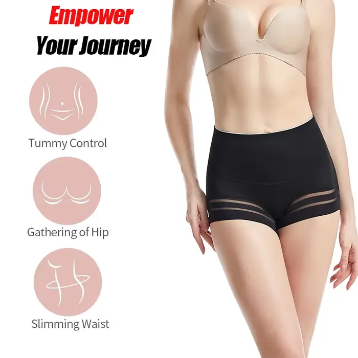 Ženy stredná veľkosť tvarovacie nohavičky Shaperwear bezšvové telo Shaper krátke chudnutie brucho kontrola spodná bielizeň