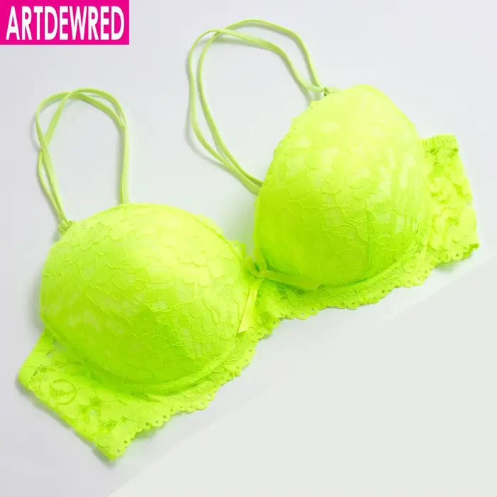 ARTDEWRED ženy Sexy bralette veľká veľkosť čipkovaná spodná bielizeň Push Up podprsenky 75 80 85 90 95 B C D intímne
