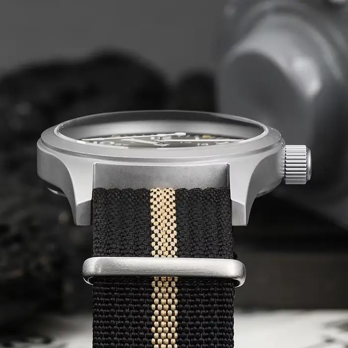 Militado ML05 38mm vojenské hodinky mis5 2035 pohyb klenutý zafírový kryštál C3 zelené svetlo 10Bar vodeodolné