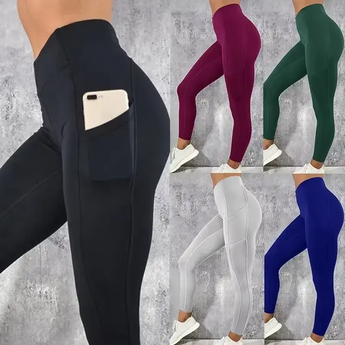 Dámske legíny polyester elastan vysoký výkon pre šport a módu elegantné pohodlné fit perfektné špeciálne príležitosti
