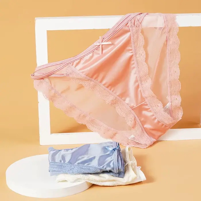 nohavičky Mäkká čipka Dámske štýlové bezšvíkové Nízky pás pre špeciálne príležitosti spodná bielizeň Intimate NYLON SPANDEX