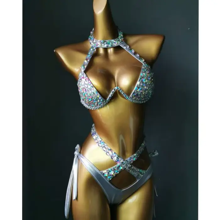 Diamantový krištáľový bikini set pre ženy