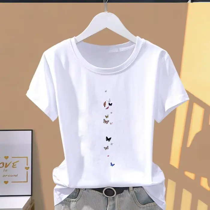 tunique féminine modal streetwear pour femmes junior été printemps ```