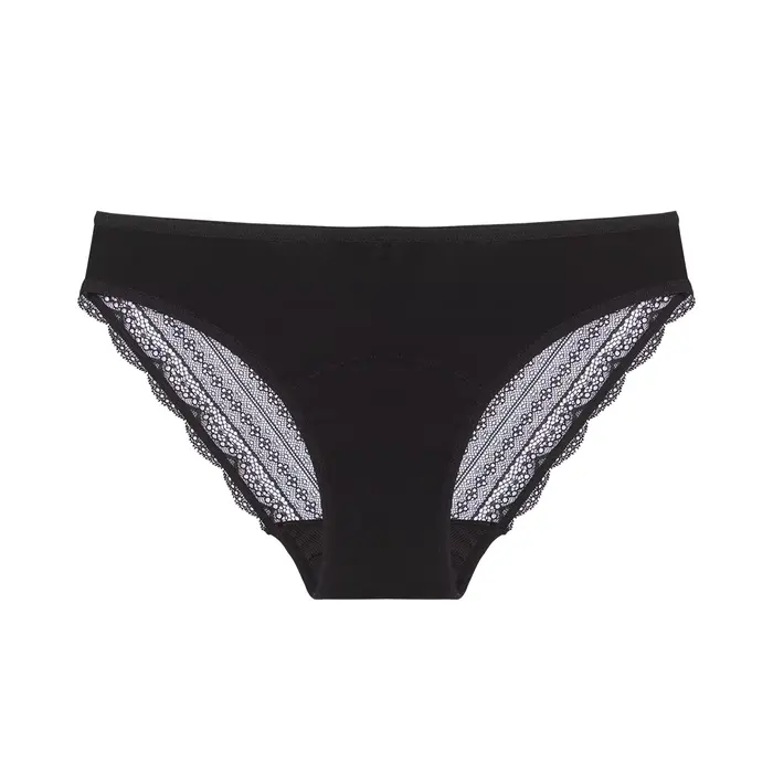 Culotte menstruelle femme sensuelle dentelle lumière période sous-vêtements Bikini culotte menstruel