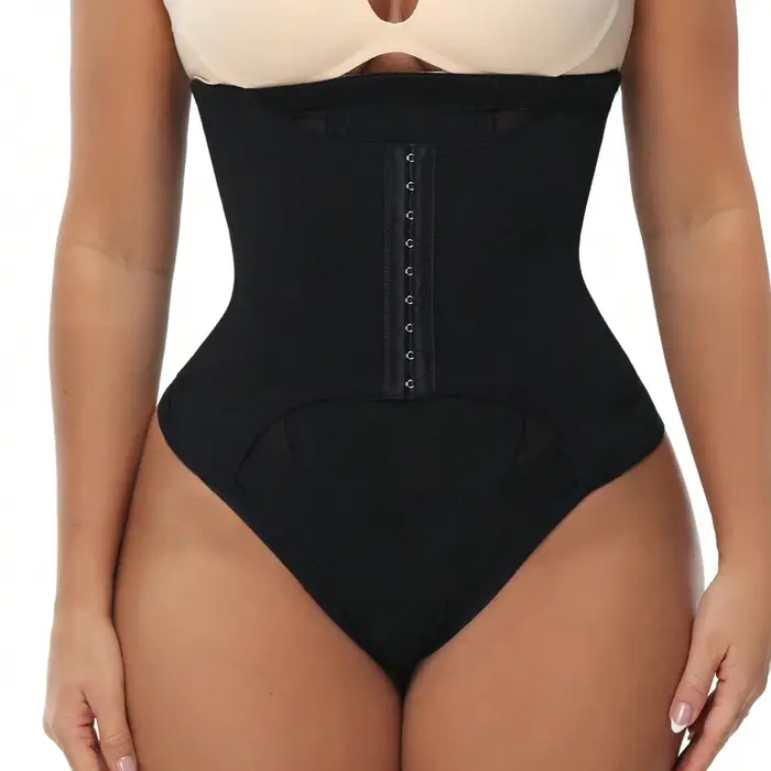 Culotte de taille haute respirante pour femmes, culotte gainante ventre plat, culotte amincissante,