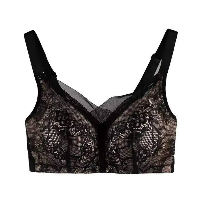 LERWars LA-Soutien-gorge de mastectomie avec poche, coussinets mammaires, coton réglable inclus, con