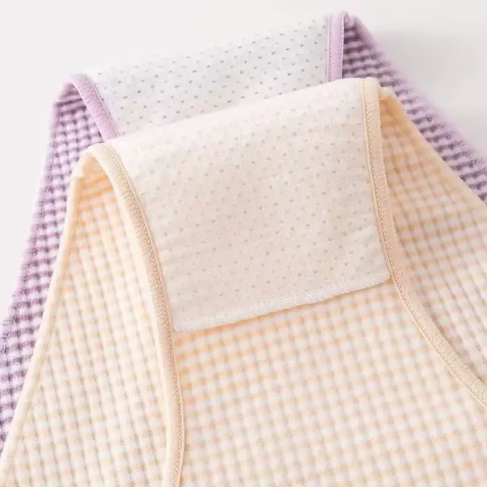 Culotte Respirante à l'Entrejambe pour Femme, Sous-Vêtement Chaud, Sexy, Sans Couture, Rayé, Taille Basse, Lingerie d'Hiver