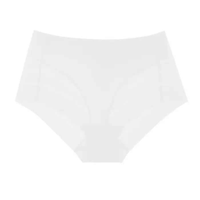 Culottes taille moyenne pour femmes, respirantes, transparentes, extensibles, avec contrôle du ventre intégral
