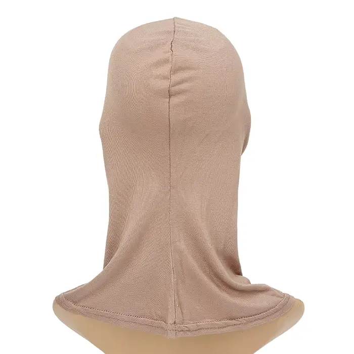 Vnútorná šatka s kapucňou Bonnet Hijab Turban Modal pružná plné zakrytie krku pre moslimské ženy Ninja
