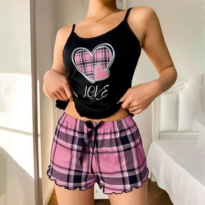Dámske pyžamo Fashion Love Heart