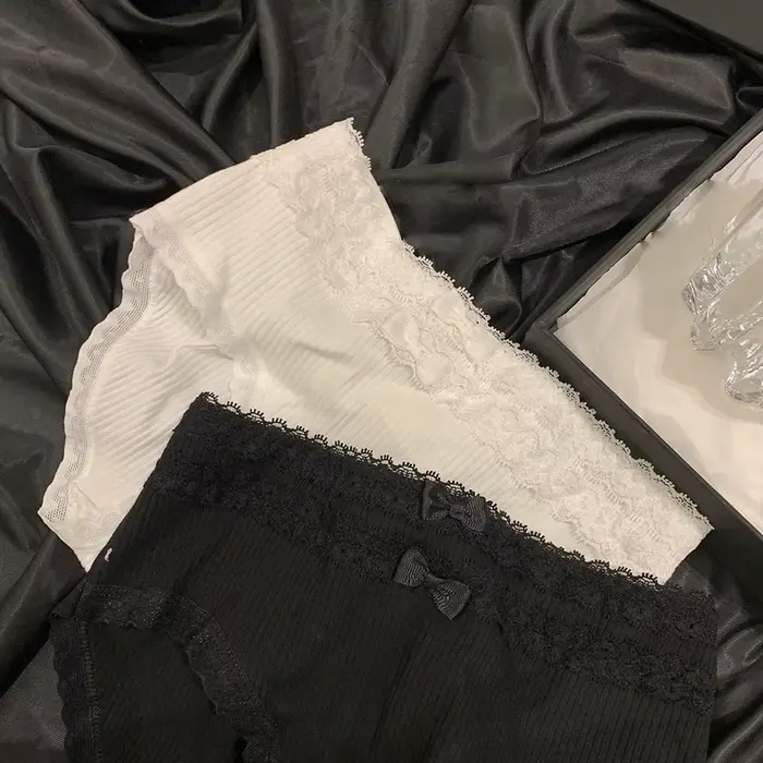 nohavičky Ženy LINTOY Čipka Bavlna Comfort Elegance Špeciálne príležitosti Fyzické aktivity