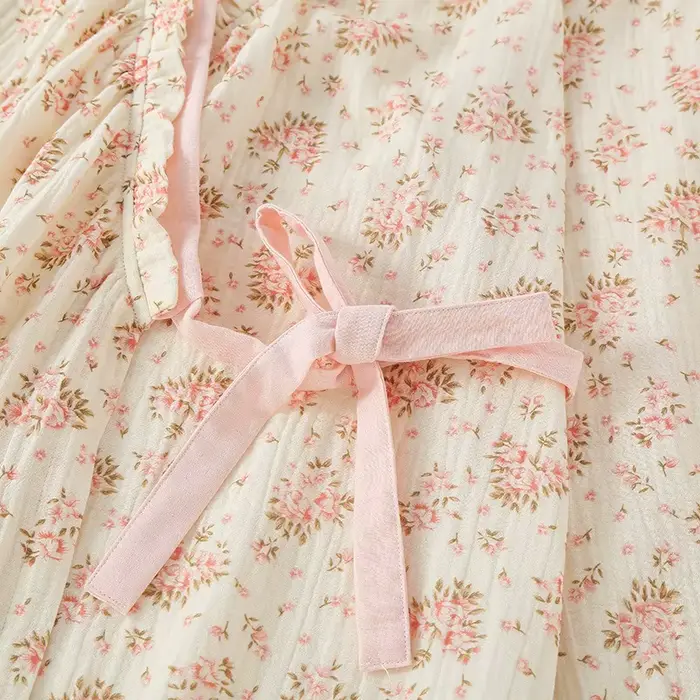 Nočná košeľa Kimono z čistej bavlny
