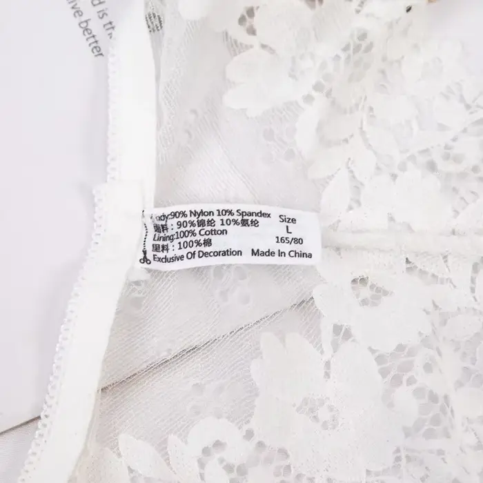 Dámske spodné prádlo Sexy čierna čipka nohavičky spodná bielizeň Dámske kvetinové čipky nohavičky Perspektíva Finetoo Design Dámske nohavičky