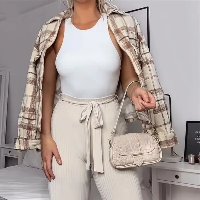 body ležérne a elegantné pre ženy, štýlové a pohodlné, polyester a bavlna, zelená, na výlety a večery, ideálny darček