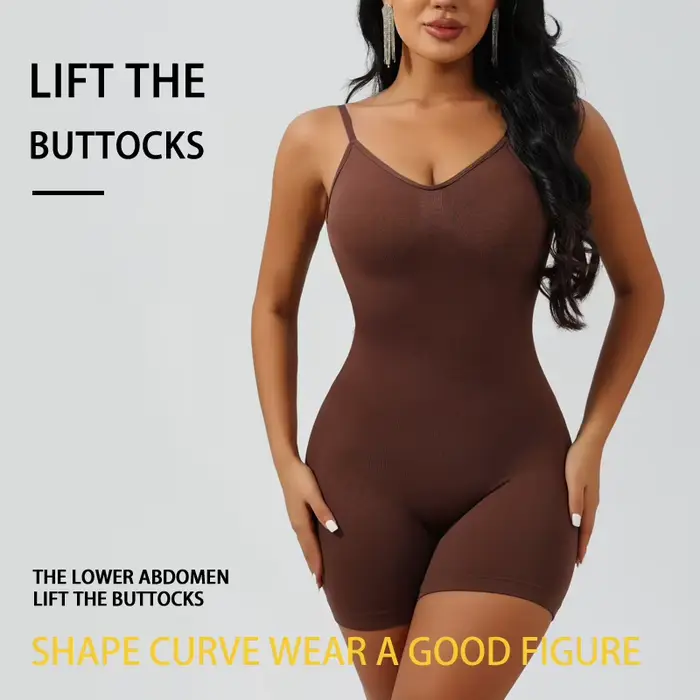 Body sans couture pour femmes, dos bas, contrôle du ventre, levage des hanches, modelant tout le corps, dos nu, combinaison Slim, Corset mi-cuisse occasionnels élégants à offrir