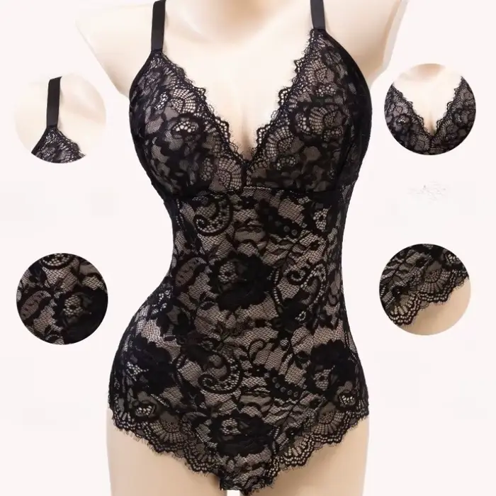 Lingerie veľkosti L, sexy čipkovaná kombinéza