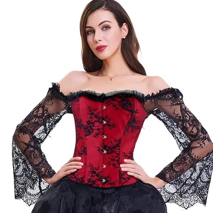 Čipkovaný korzetový top pre ženy Shapewear Fajas Formovač pásu Chudnutie Lingerie Blusy Body Shaper pre